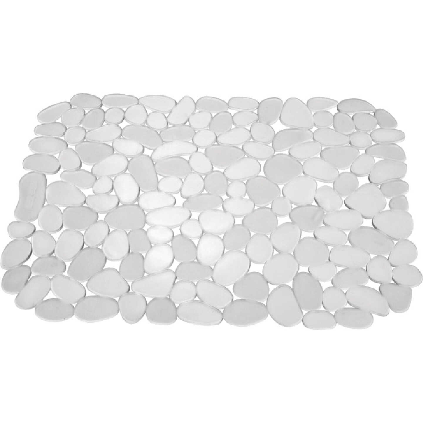 iDesign Pebblz 10.5 In. x 12.25 In. Clear Sink Mat Image 1