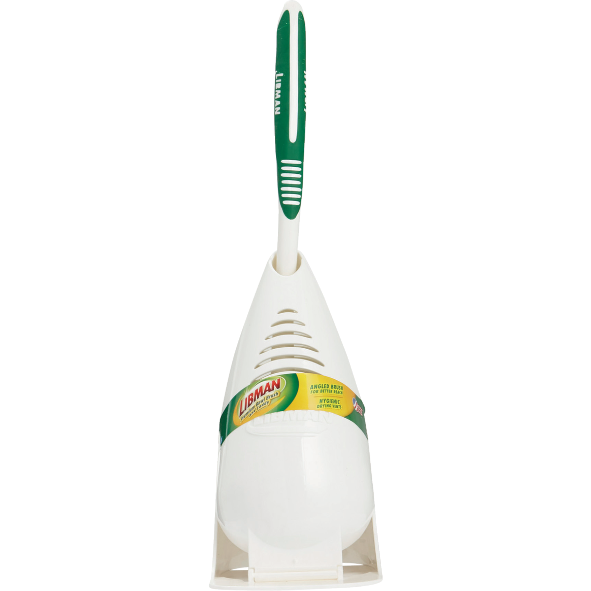 Libman 17 In. Angled Toilet Bowl Brush Set Image 2