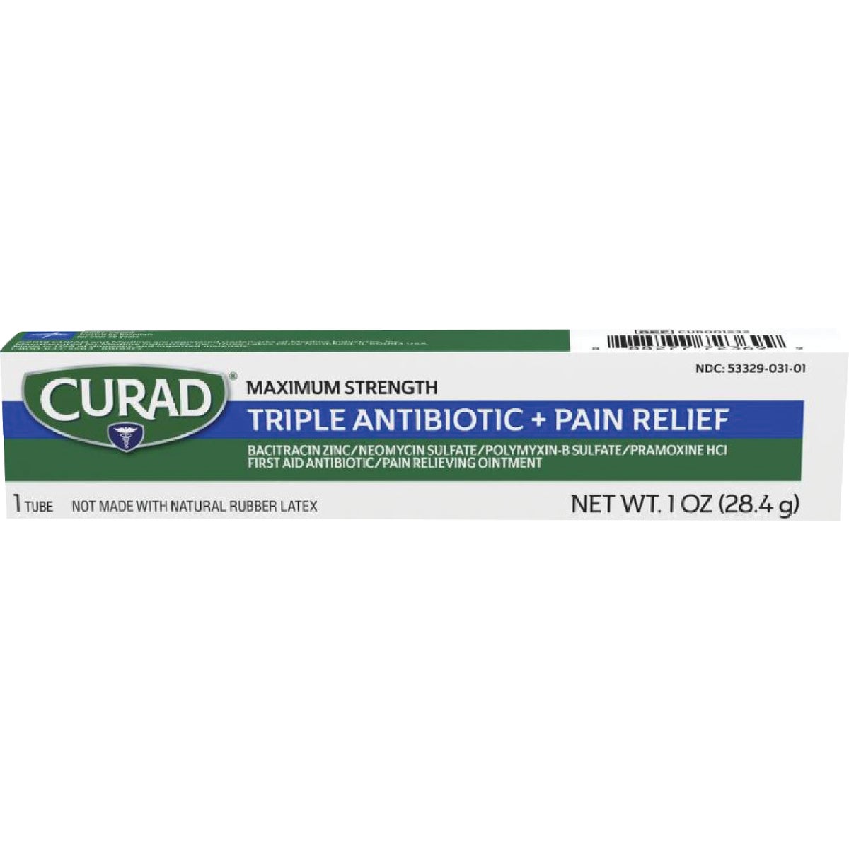 Curad 1 Oz. Triple Antibiotic Plus Pain Relief Ointment Image 2