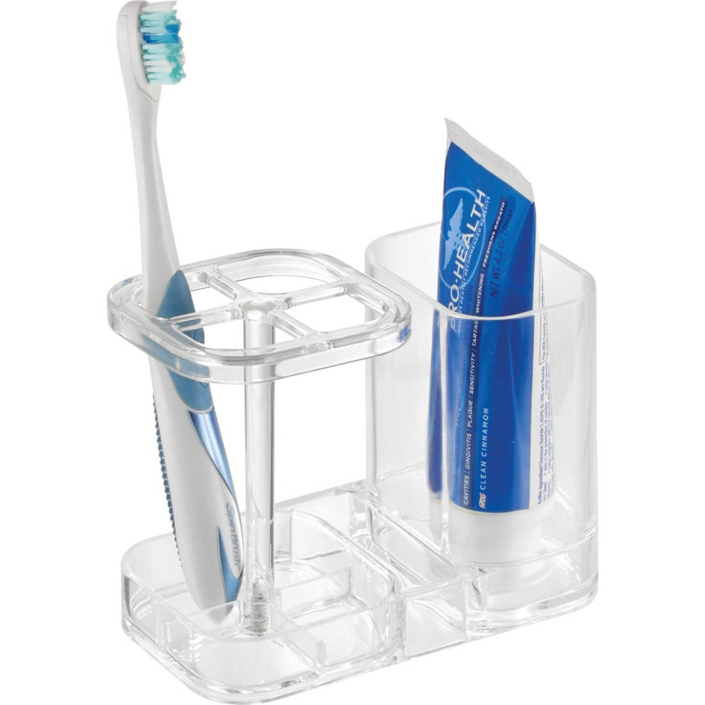 iDesign Med+ Clear Toothbrush Holder Image 1