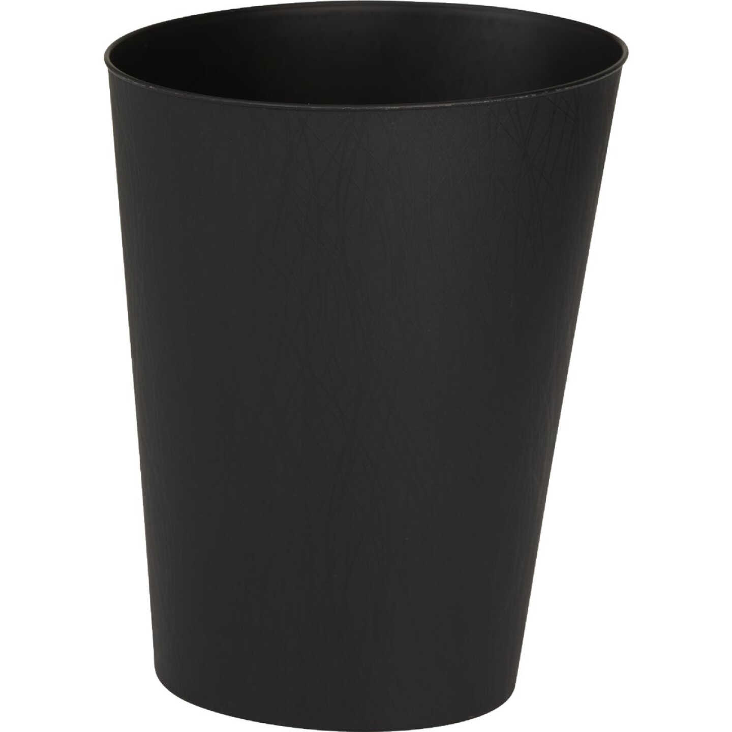 Hefty 2.3 Gal. Black Wastebasket Image 3