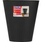 Hefty 2.3 Gal. Black Wastebasket Image 2