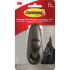 Command Large Forever Classic Hook, Oil Rubbed Bronze, 1 Hook, 2 Strips Image 2