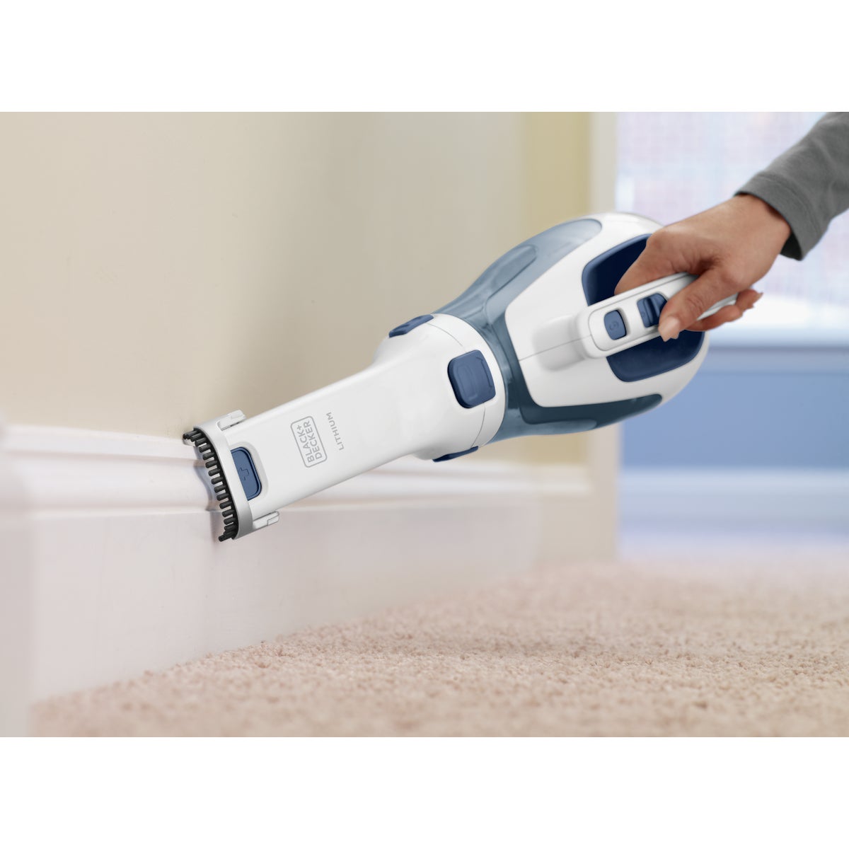 Black & Decker Dustbuster 10.8V Cordless Handheld Vacuum Cleaner, Magic Blue Image 5