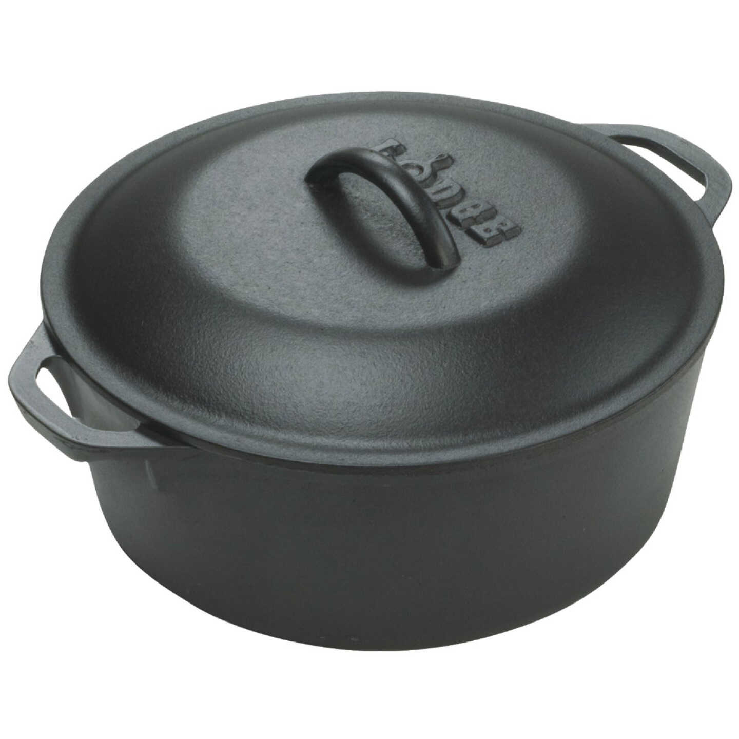 Lodge 5 Qt. Dutch Oven with Cast Iron Lid Image 1