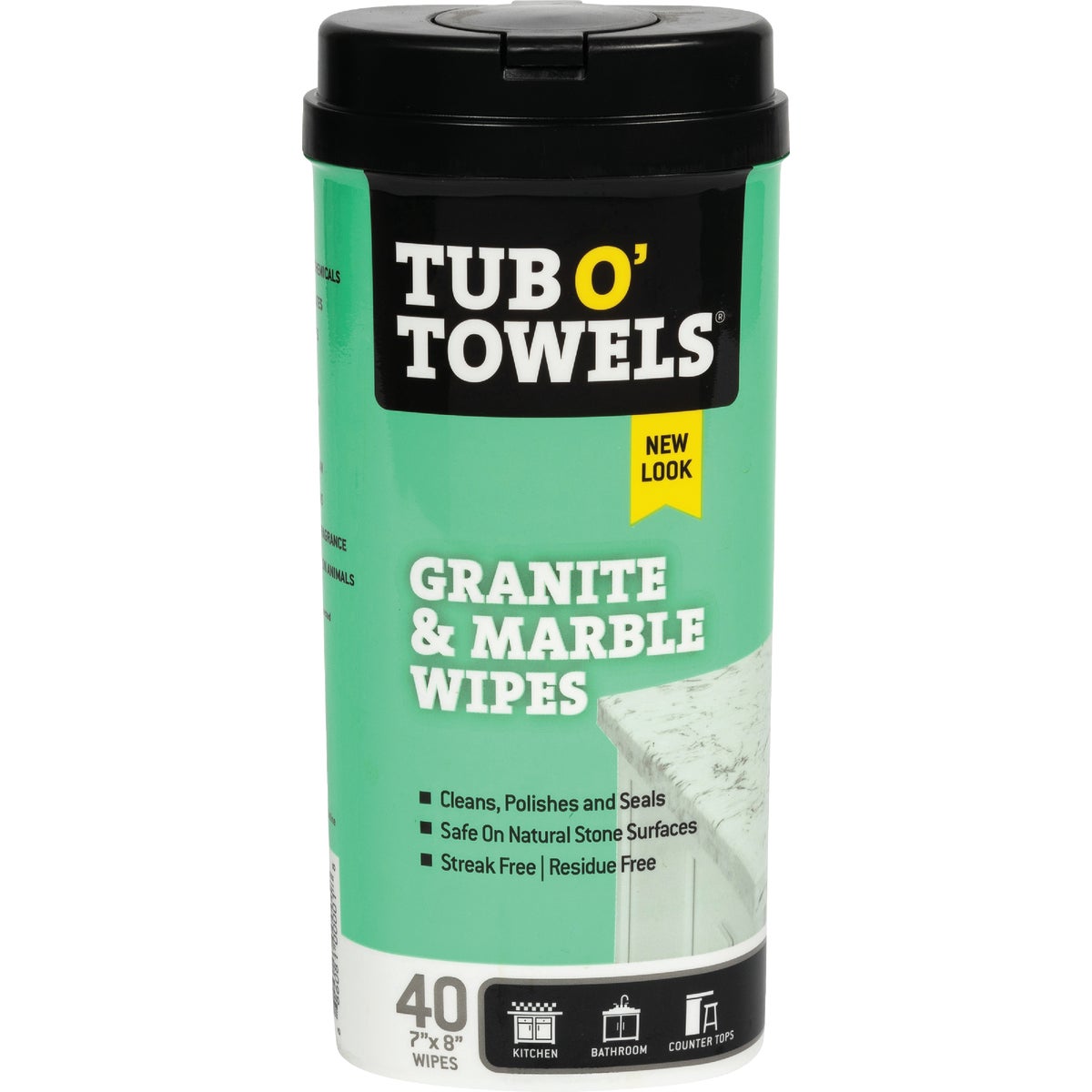Tub O' Towels Granite & Marble Wipes (40-Count)