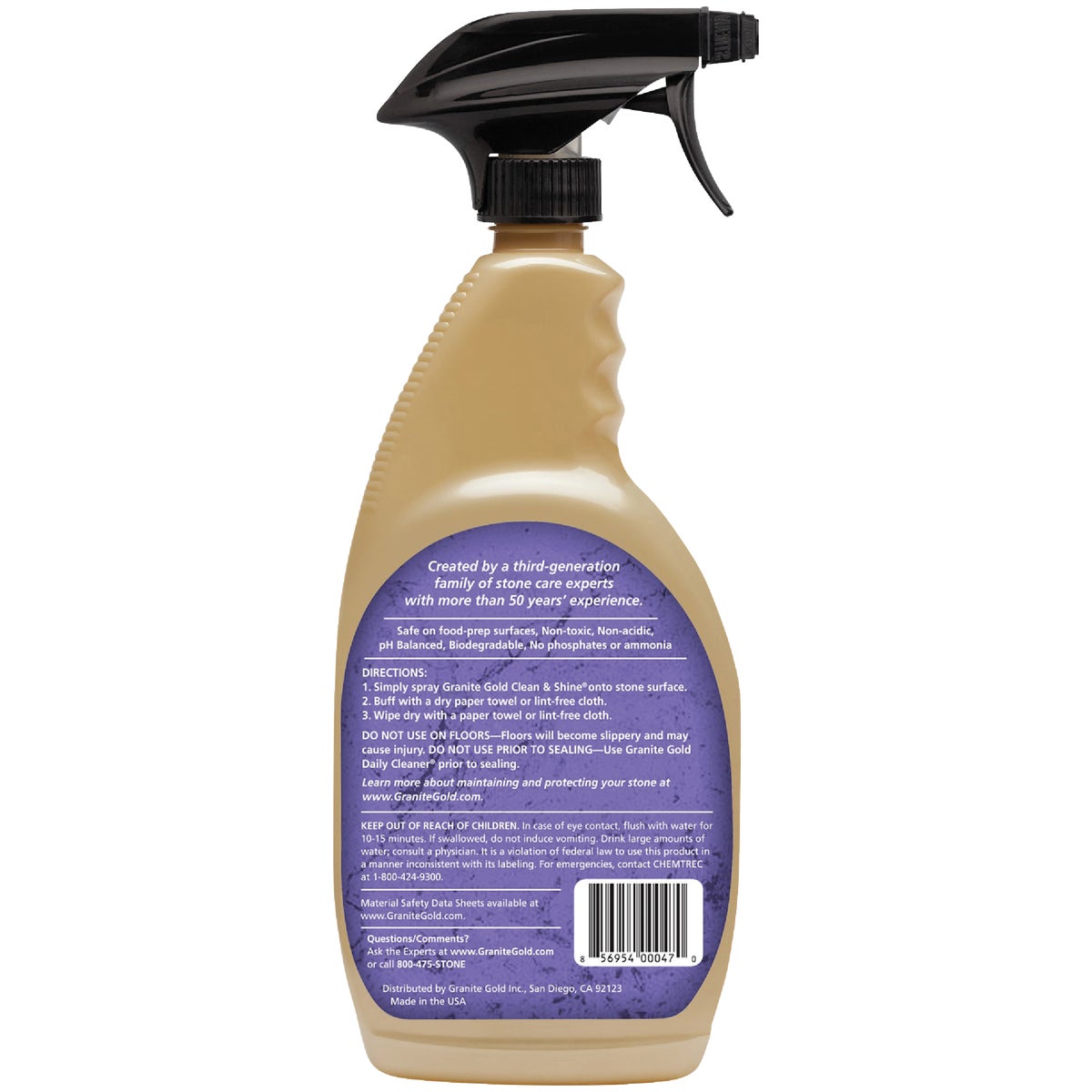 Granite Gold 24 Oz. Clean & Shine Granite Cleaner and Polish Image 7
