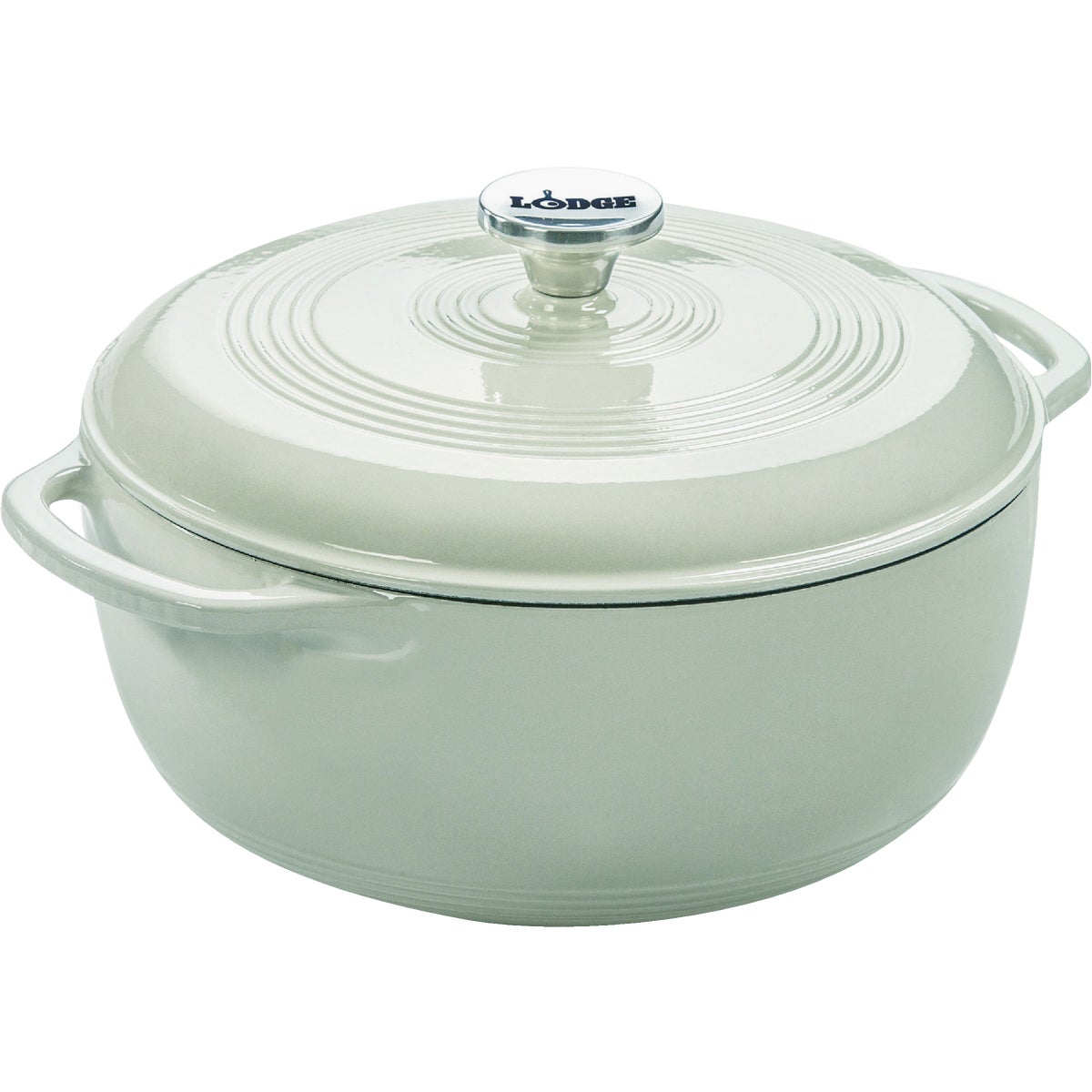 Lodge 6 Qt. White Enamel Dutch Oven