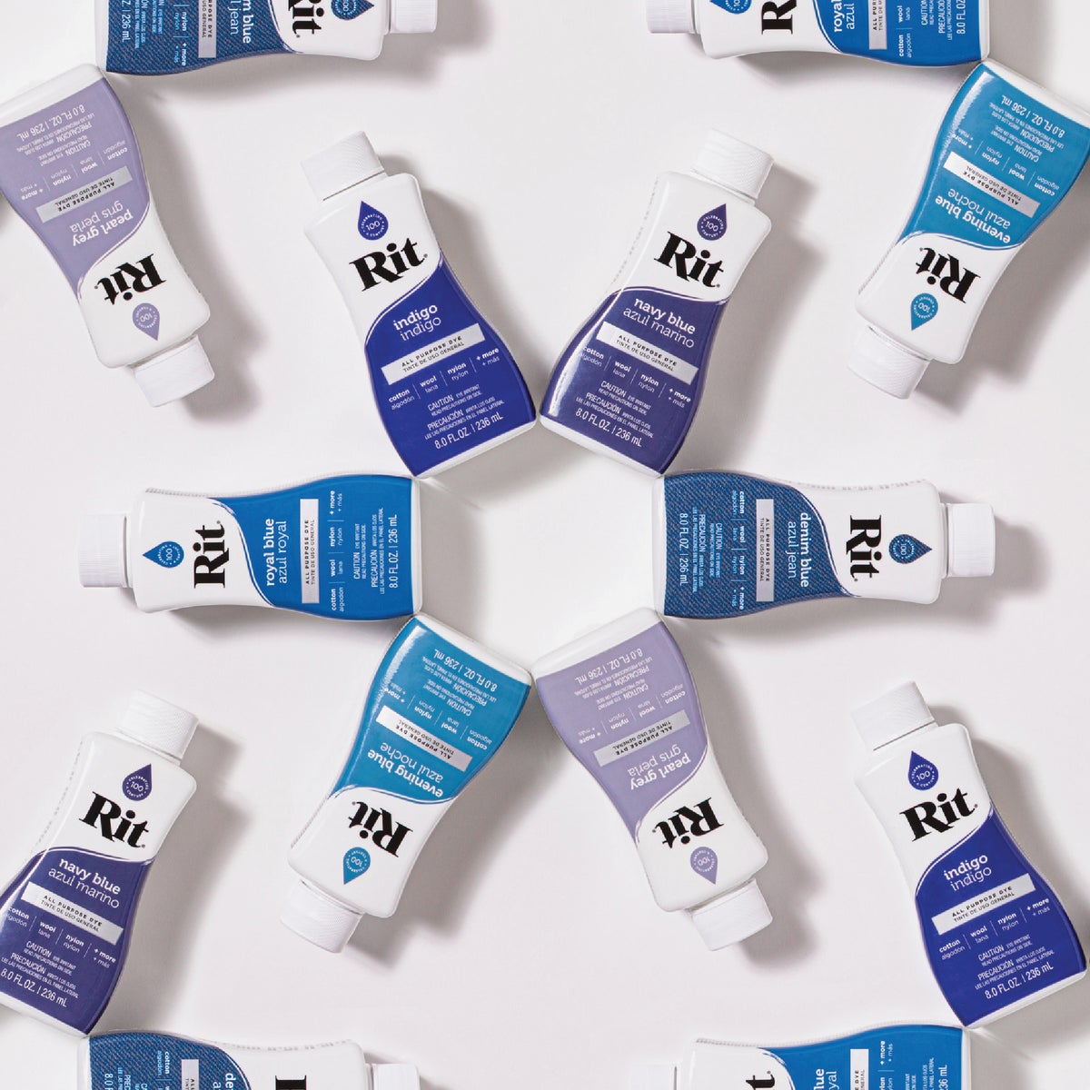 Rit Navy Blue 8 oz Liquid Dye Image 5