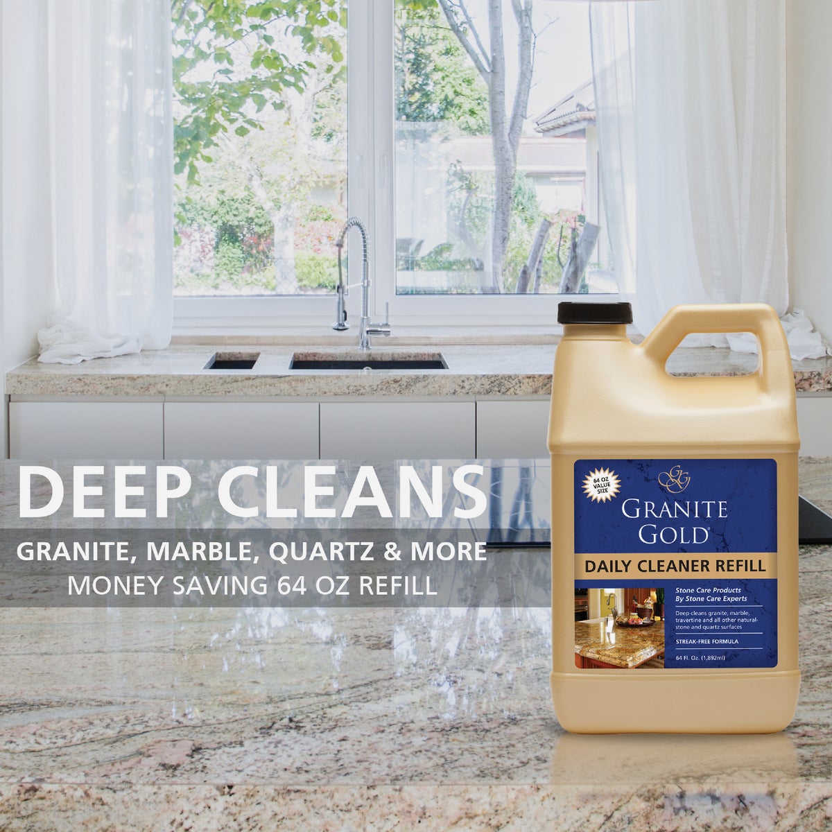 Granite Gold 64 Oz. Refill Daily Granite Cleaner Image 2