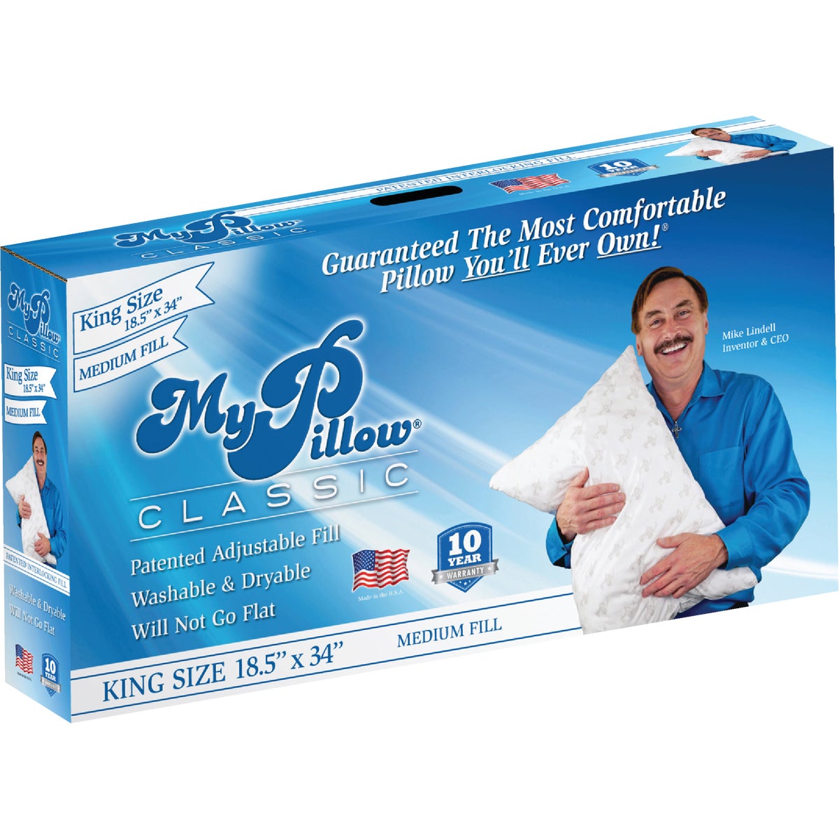 MyPillow Classic King Medium Fill Pillow