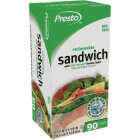 Presto Recloseable Sandwich Bag with Color Grip Opening (90-Count) Image 2
