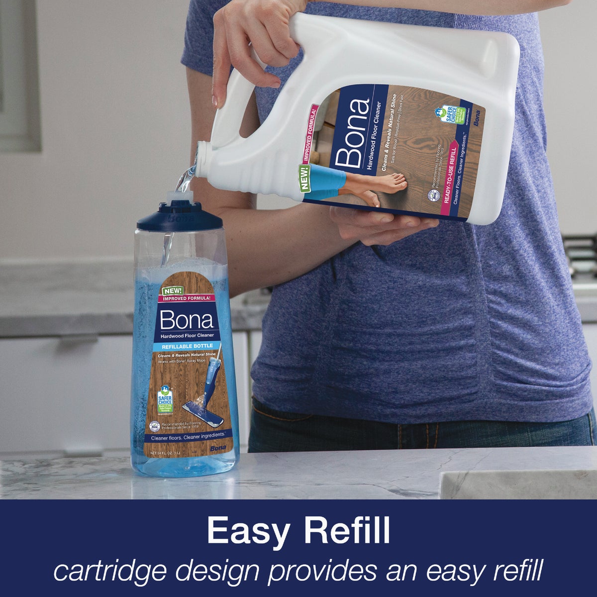 Bona 34 Oz. Hardwood Floor Cleaner Refill Cartridge Image 4