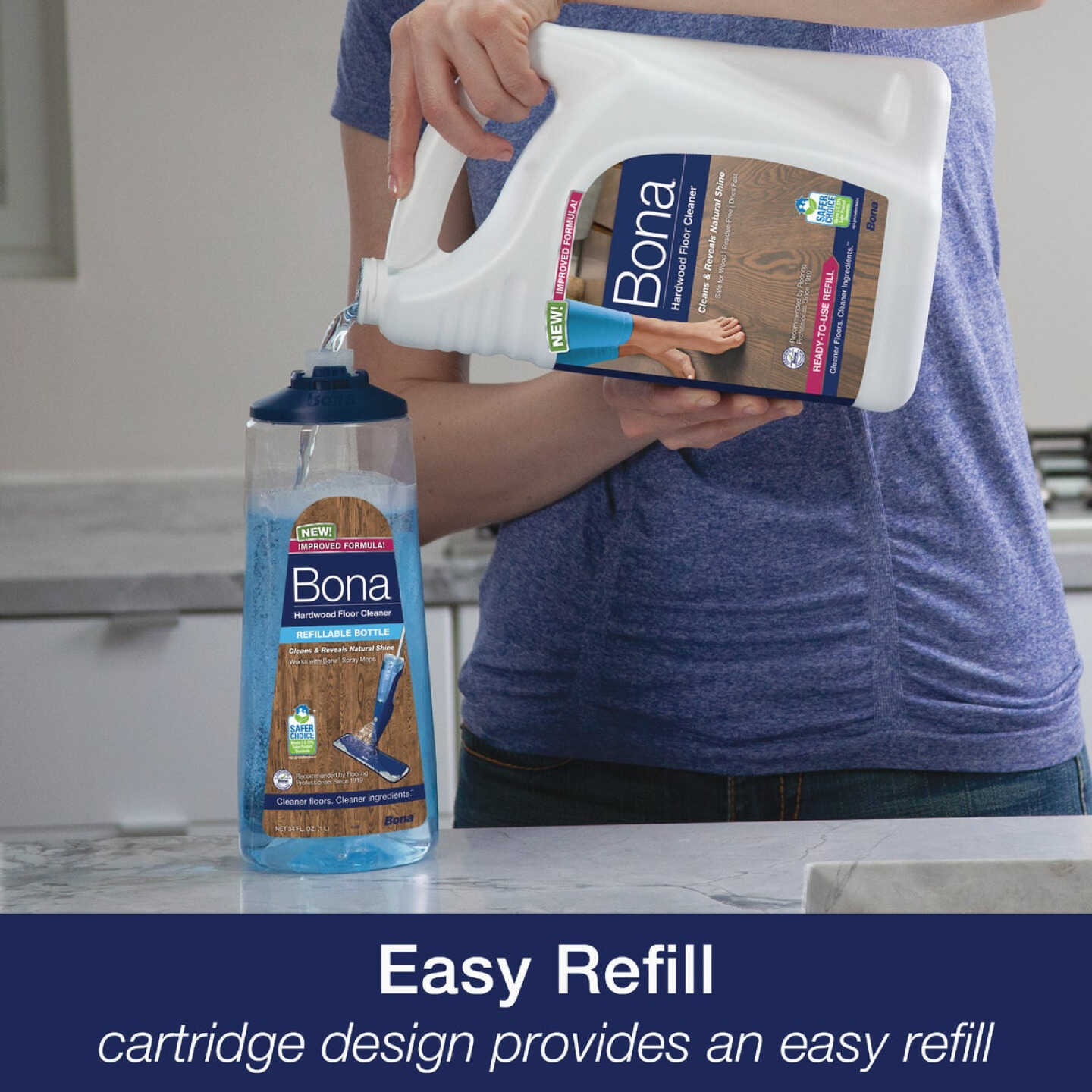 Bona 34 Oz. Hardwood Floor Cleaner Refill Cartridge Image 4