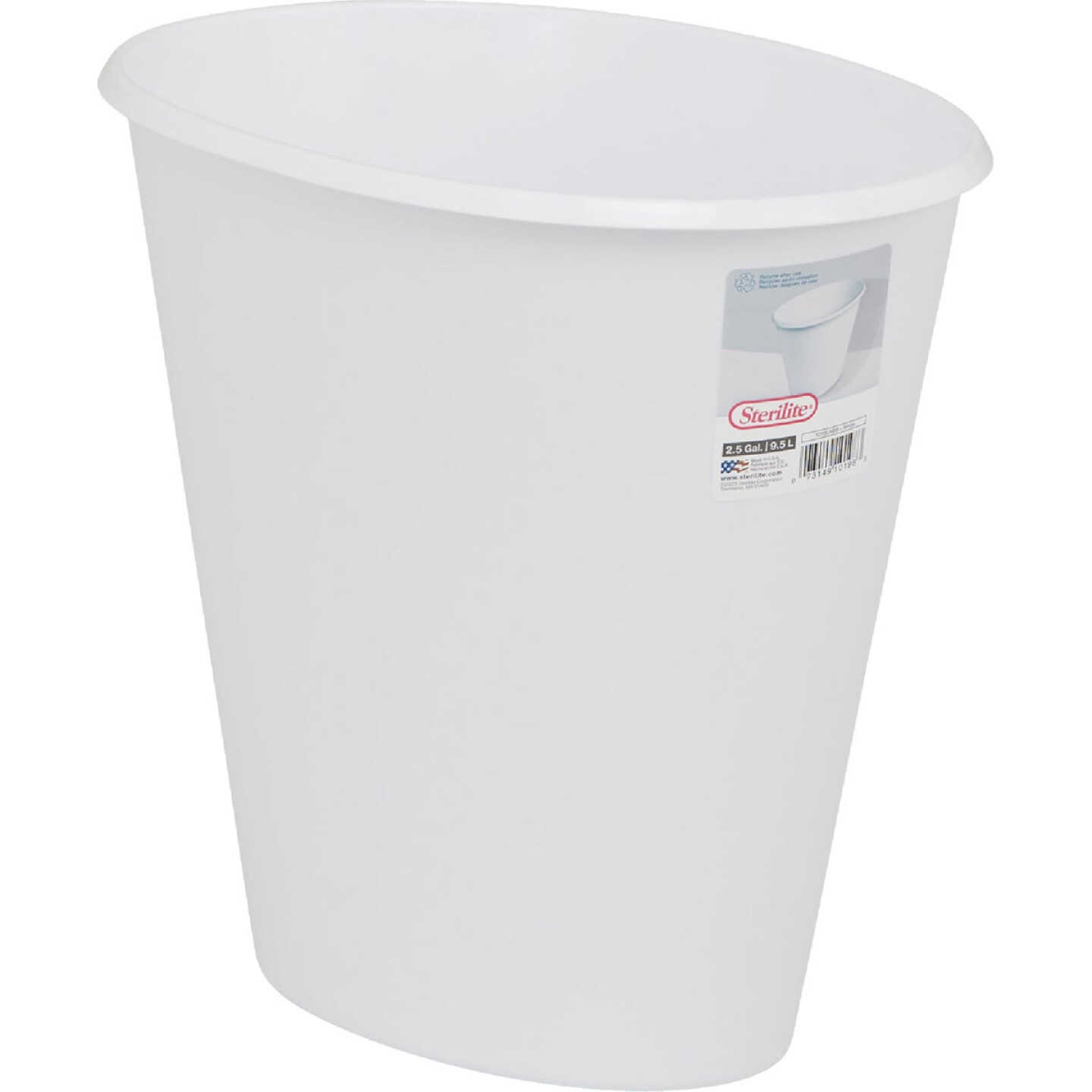Sterilite 2.5 Gallon Wastebasket Image 1