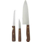 Chicago Cutlery Walnut Tradition Kitchen Knife Set (3-Piece) Image 1