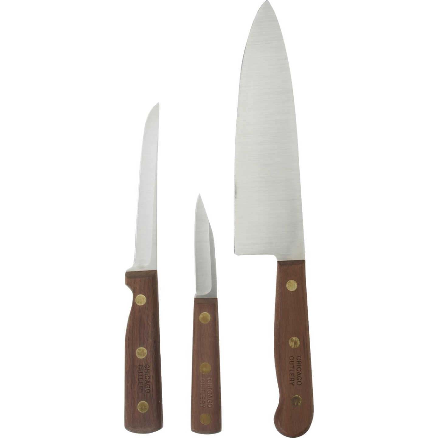Chicago Cutlery Walnut Tradition Kitchen Knife Set (3-Piece) Image 1