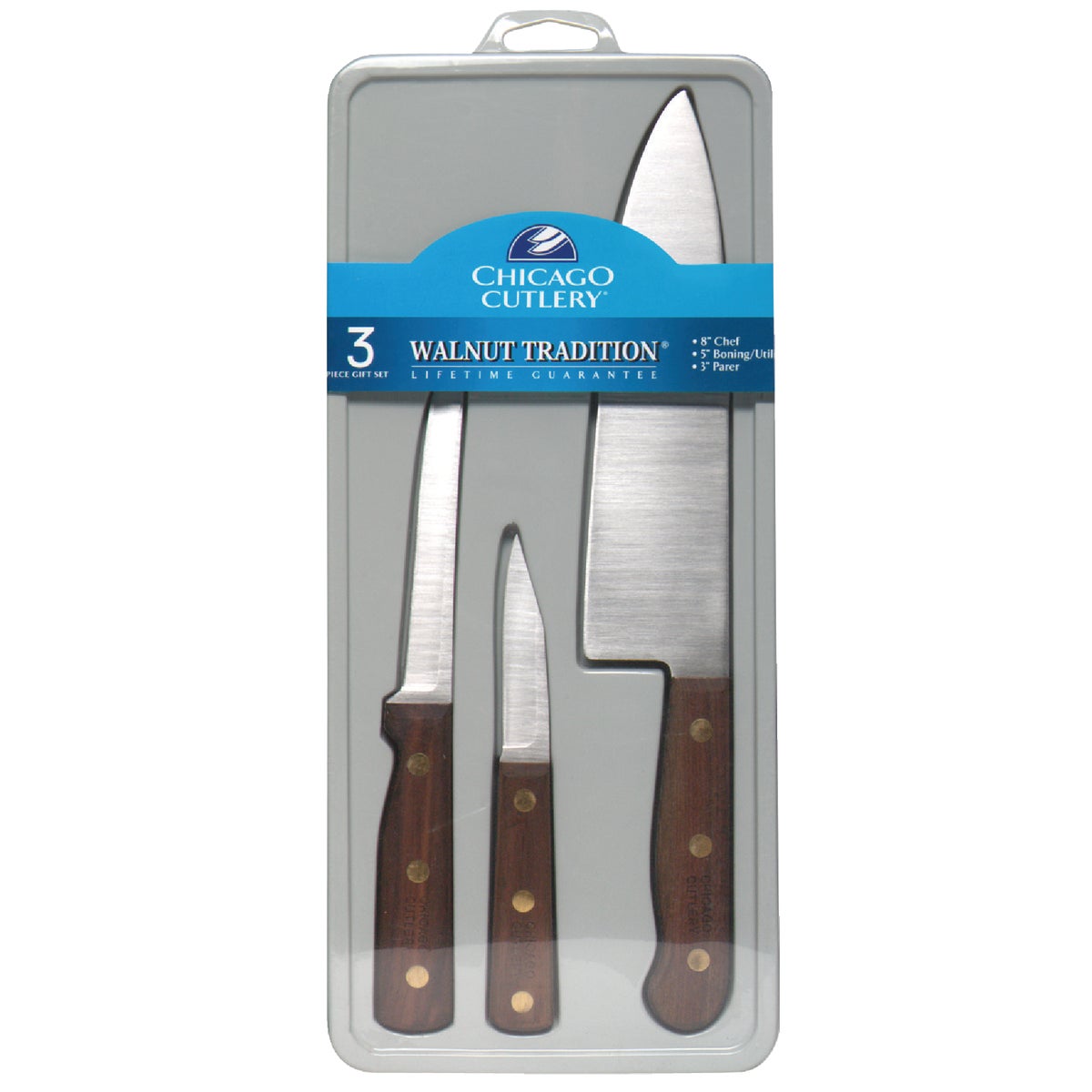 Chicago Cutlery Walnut Tradition Kitchen Knife Set (3-Piece) Image 2