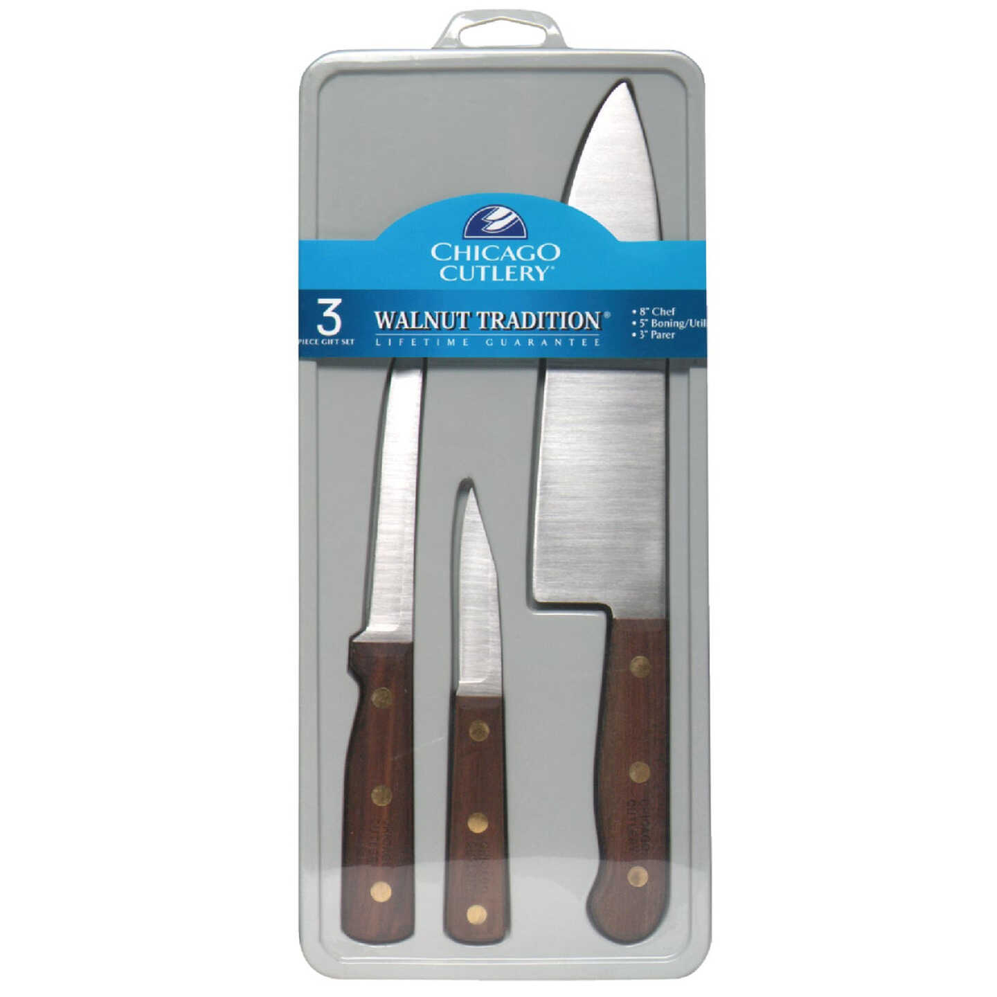 Chicago Cutlery Walnut Tradition Kitchen Knife Set (3-Piece) Image 2