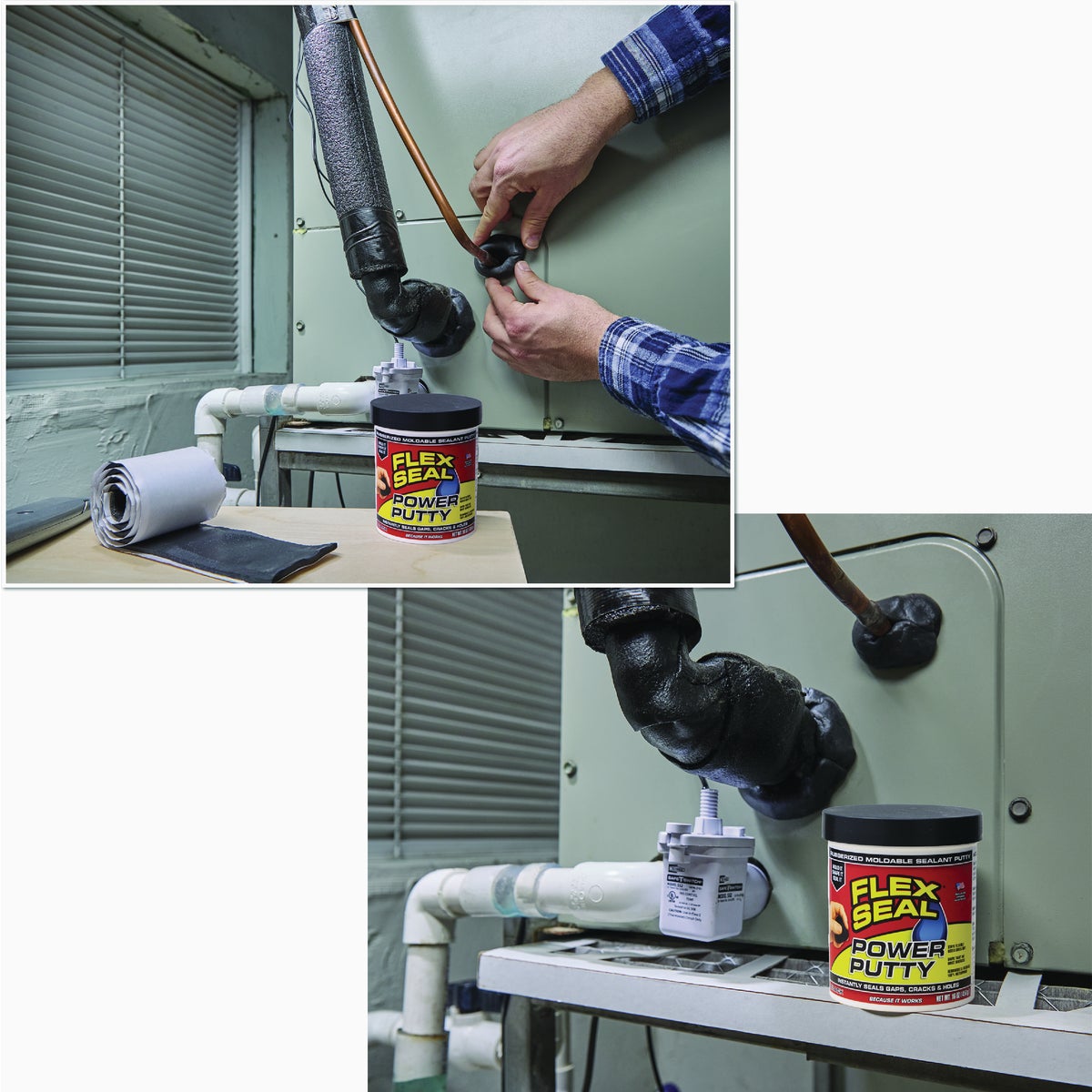 Flex Seal Power Putty 16 Oz. Black Multi-Purpose Adhesive Image 4