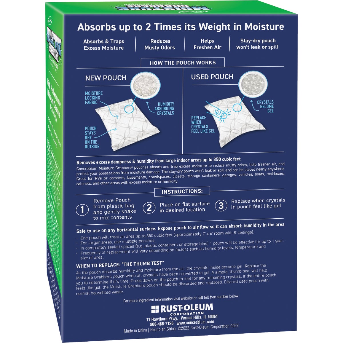 Concrobium Moisture Grabbers 27.6 Oz. Humidity Absorbing Pouch (3-Count) Image 7