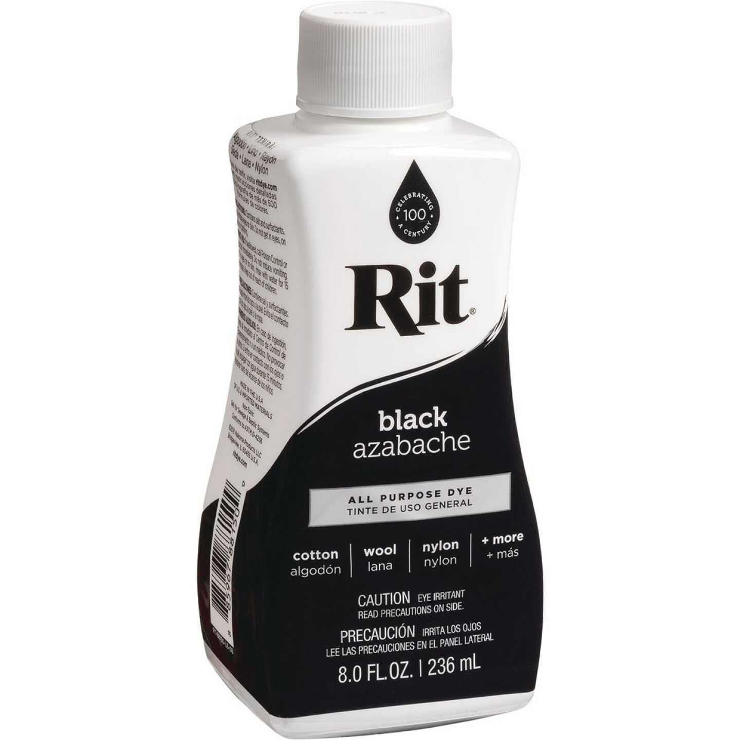 Rit Black 8 oz Liquid Dye Image 1