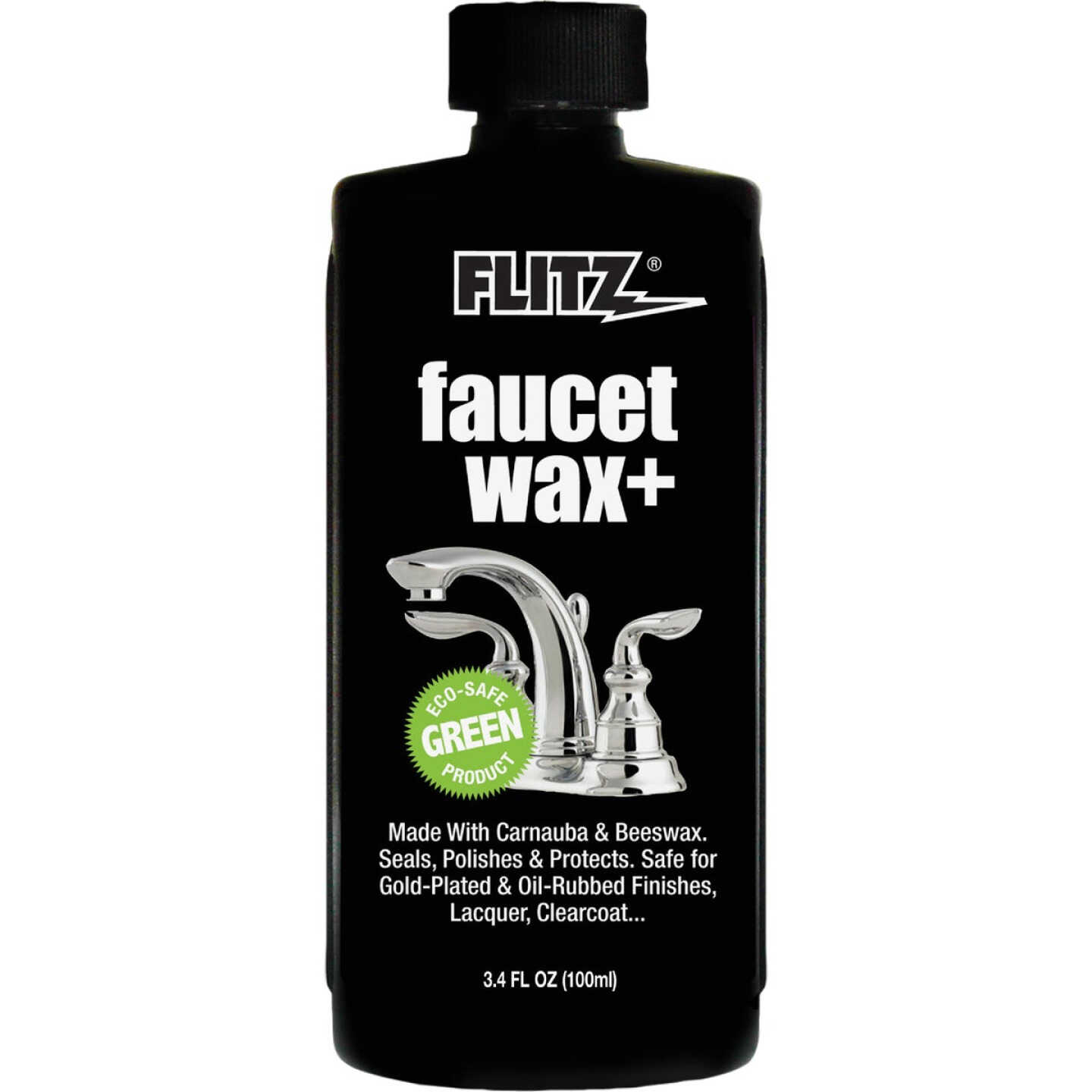 Flitz 3.4 Oz. Faucet Wax Metal Polish Image 1