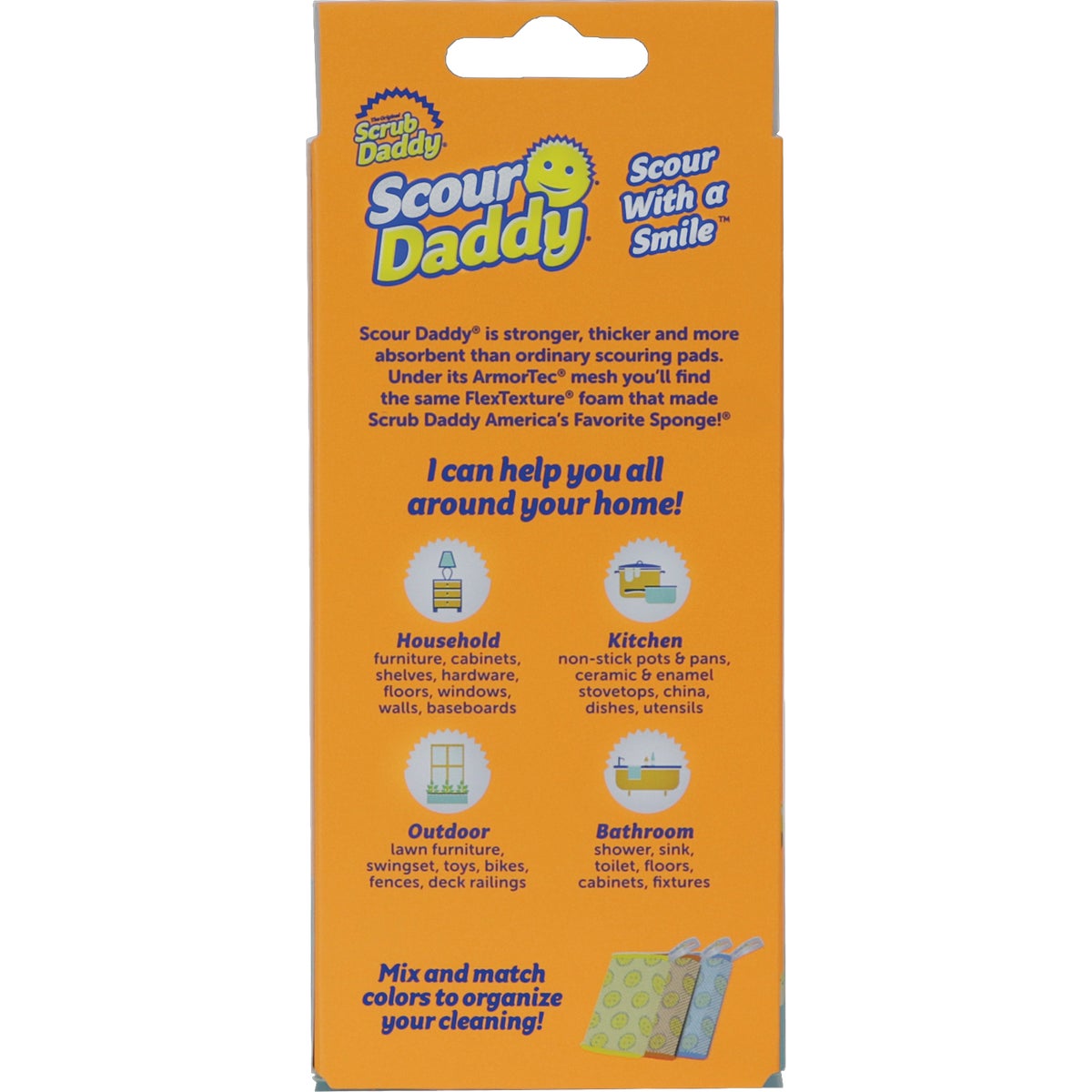 Scrub Daddy Scour Daddy Mesh Scouring Pad (3-Count) Image 3