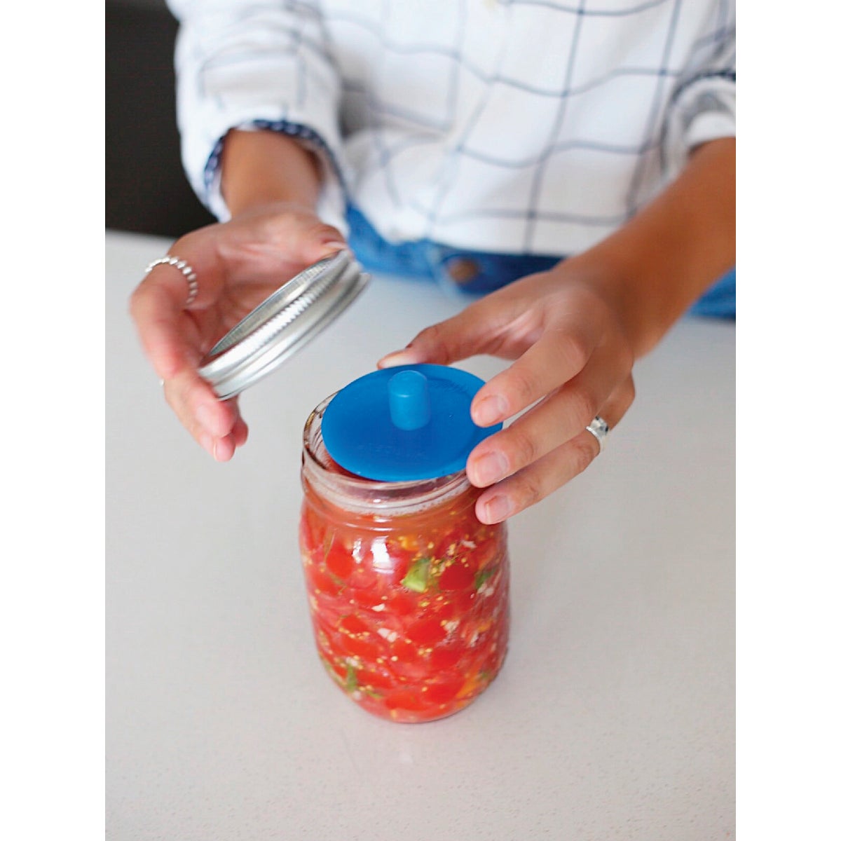 Masontops Wide Mouth Pickle Pipe (4-Pack) Image 2