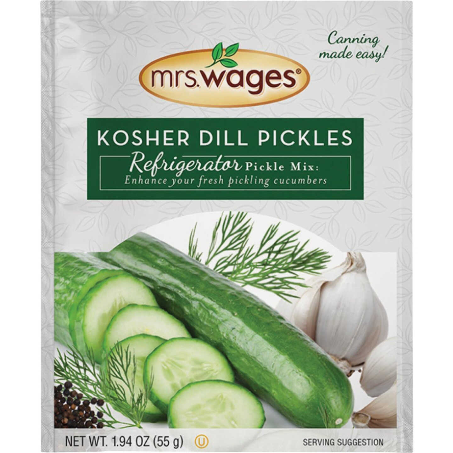 Mrs. Wages 1.94 Oz. Kosher Dill Refrigerator Pickling Mix Image 1