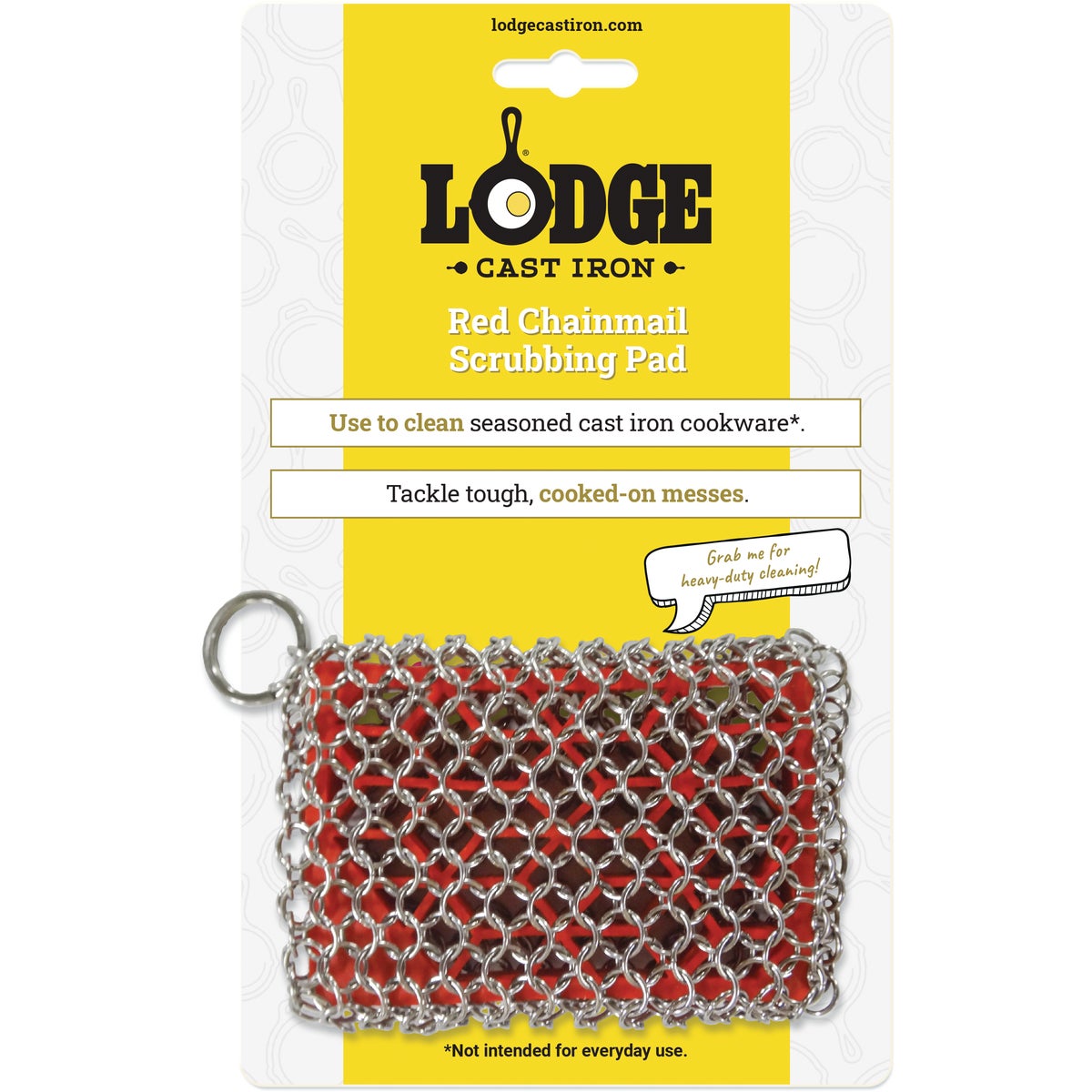 Lodge Stainless Steel Chainmail Scrubber Image 2