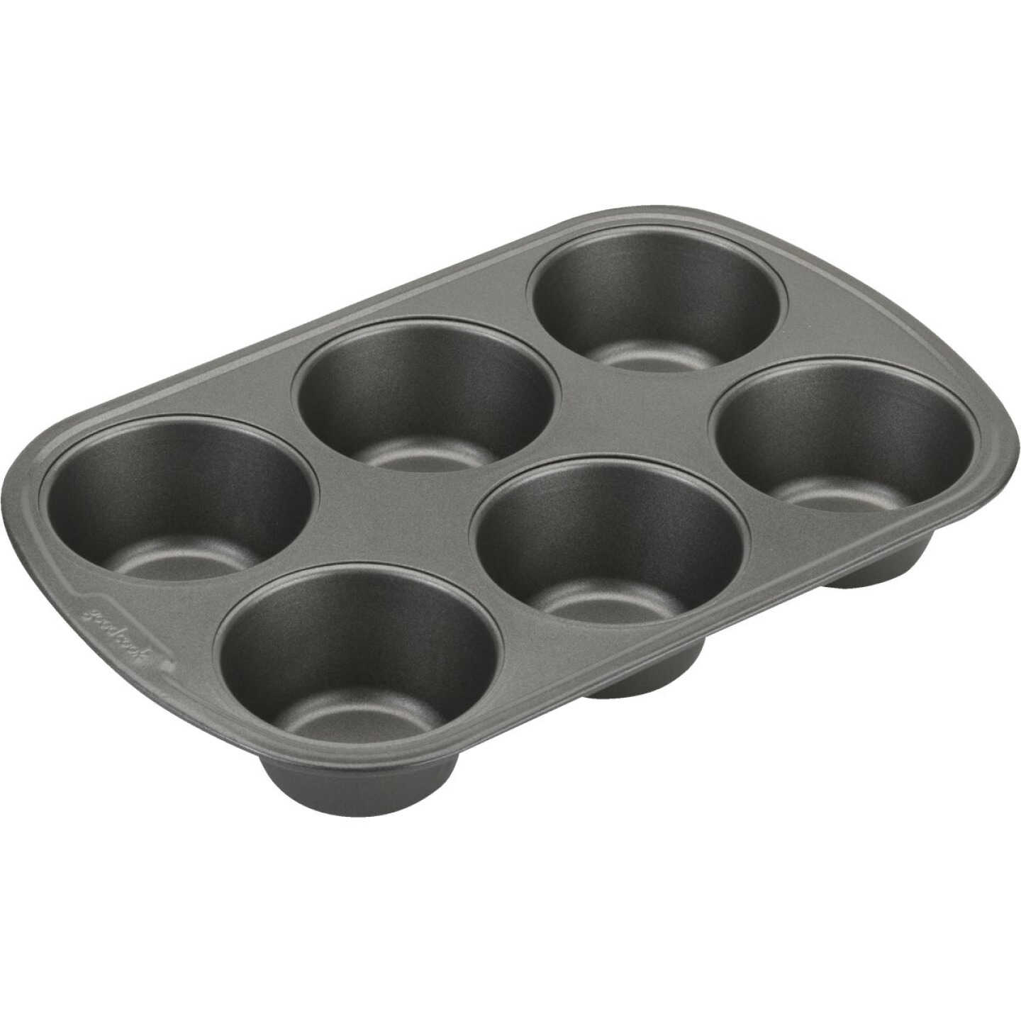 Goodcook 6-Cup Texas Size Non-Stick Muffin Pan Image 1