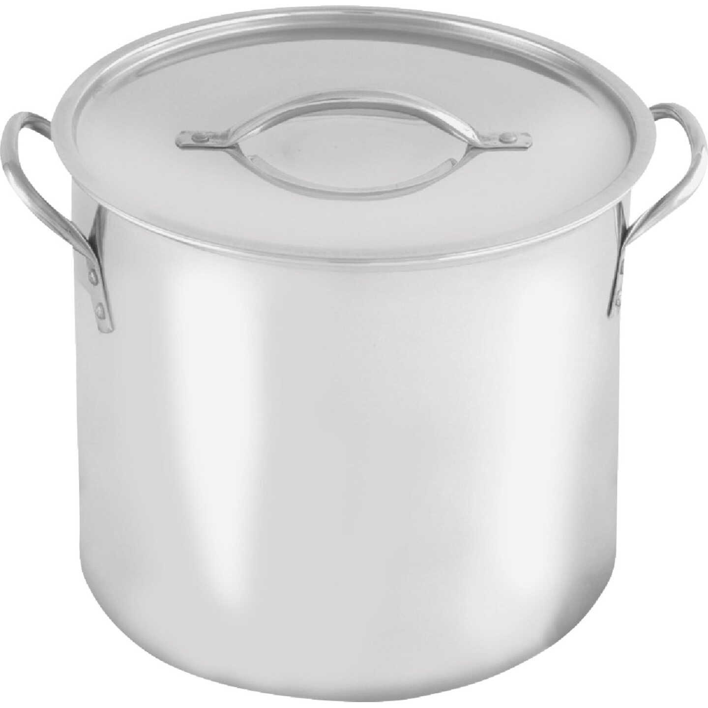 McSunley 12 Qt. Polished Stainless Steel Stockpot Image 1