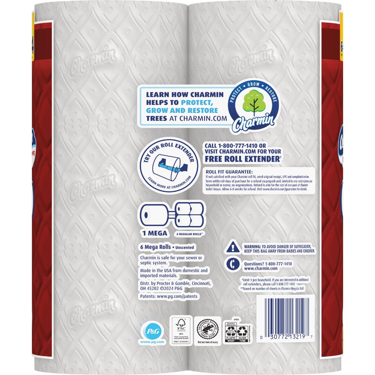 Charmin Ultra Strong Toilet Paper (6 Mega Rolls) Image 3