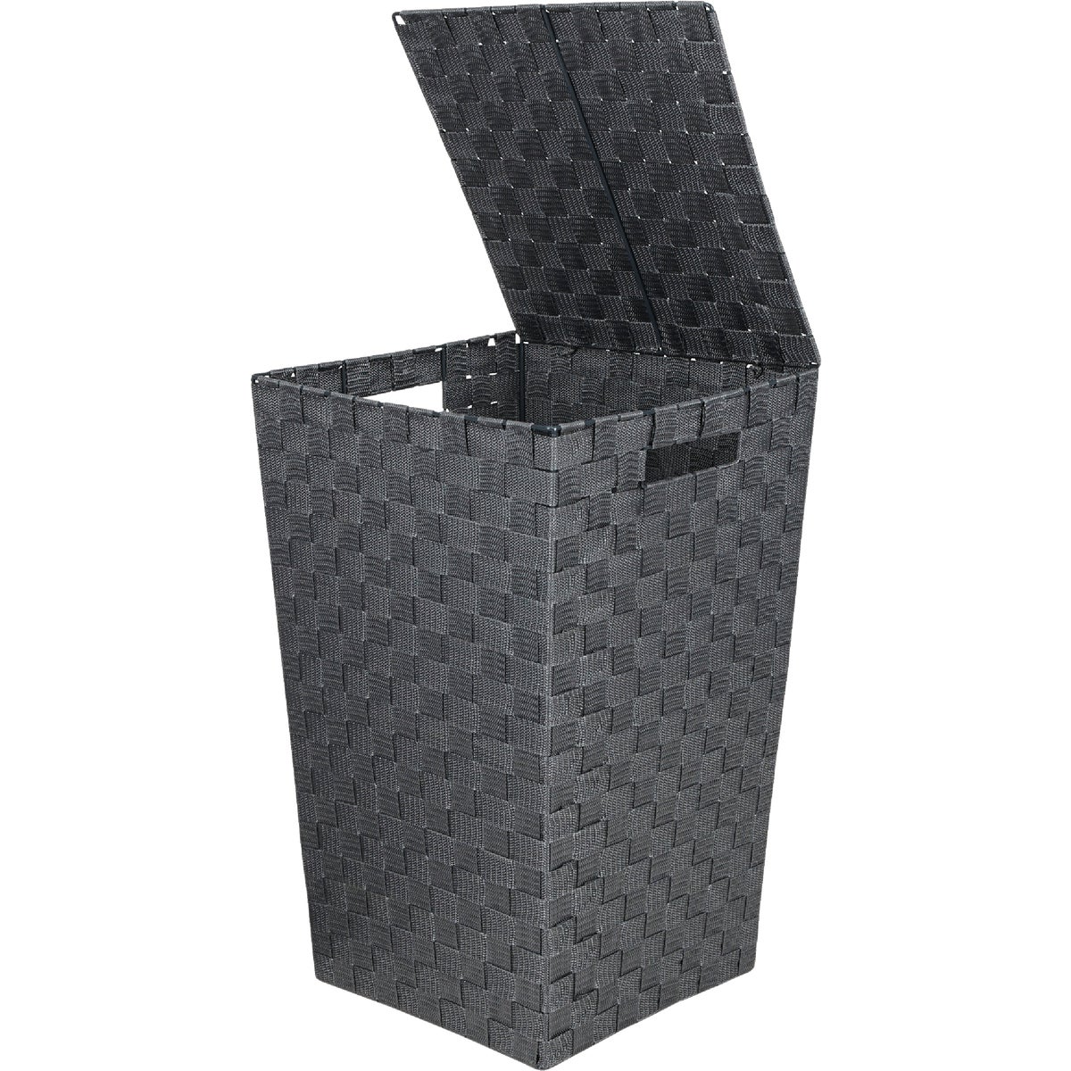 Home Impressions 13 In. x 20.5 In. H. Woven Laundry Hamper, Gray