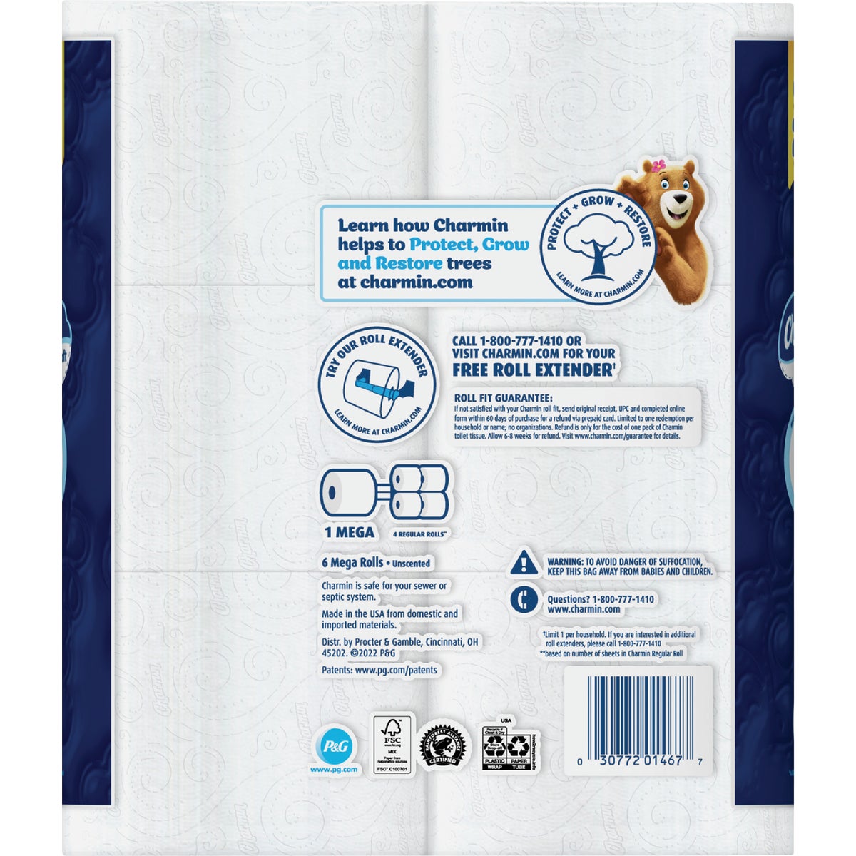 Charmin Ultra Soft Toilet Paper (6 Mega Rolls) Image 2