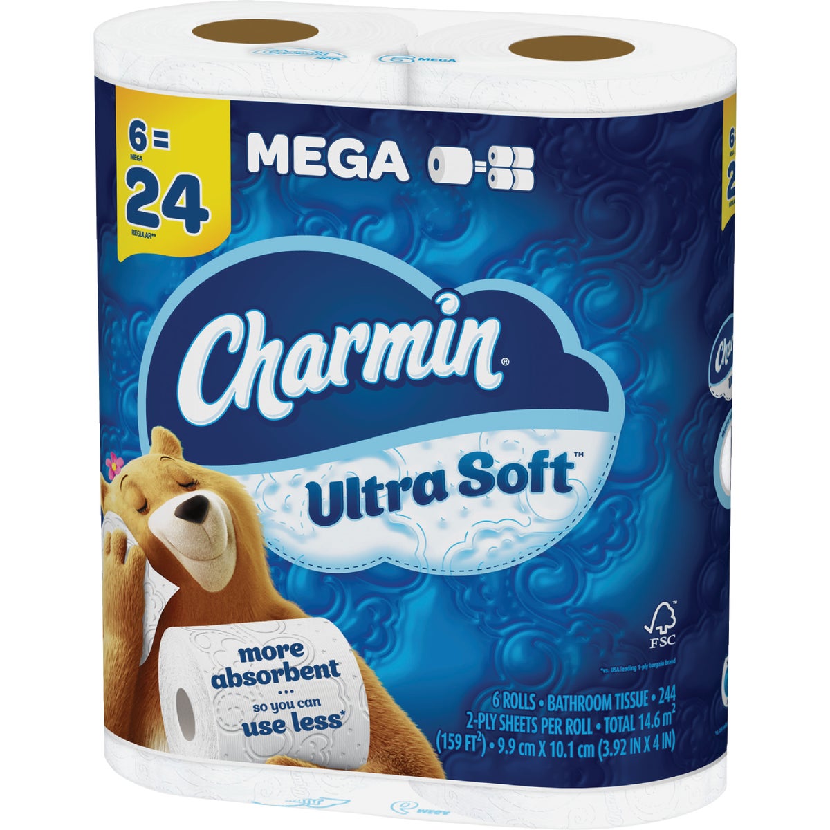 Charmin Ultra Soft Toilet Paper (6 Mega Rolls) Image 8