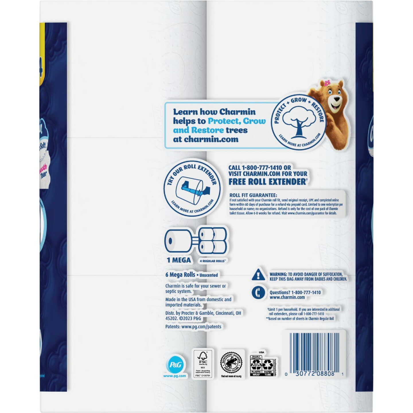 Charmin Ultra Soft Toilet Paper (6 Mega Rolls) Image 6