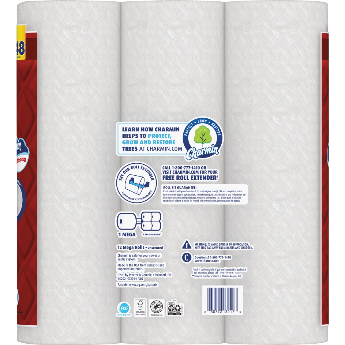 Charmin Ultra Strong Toilet Paper (12 Mega Rolls) Image 2