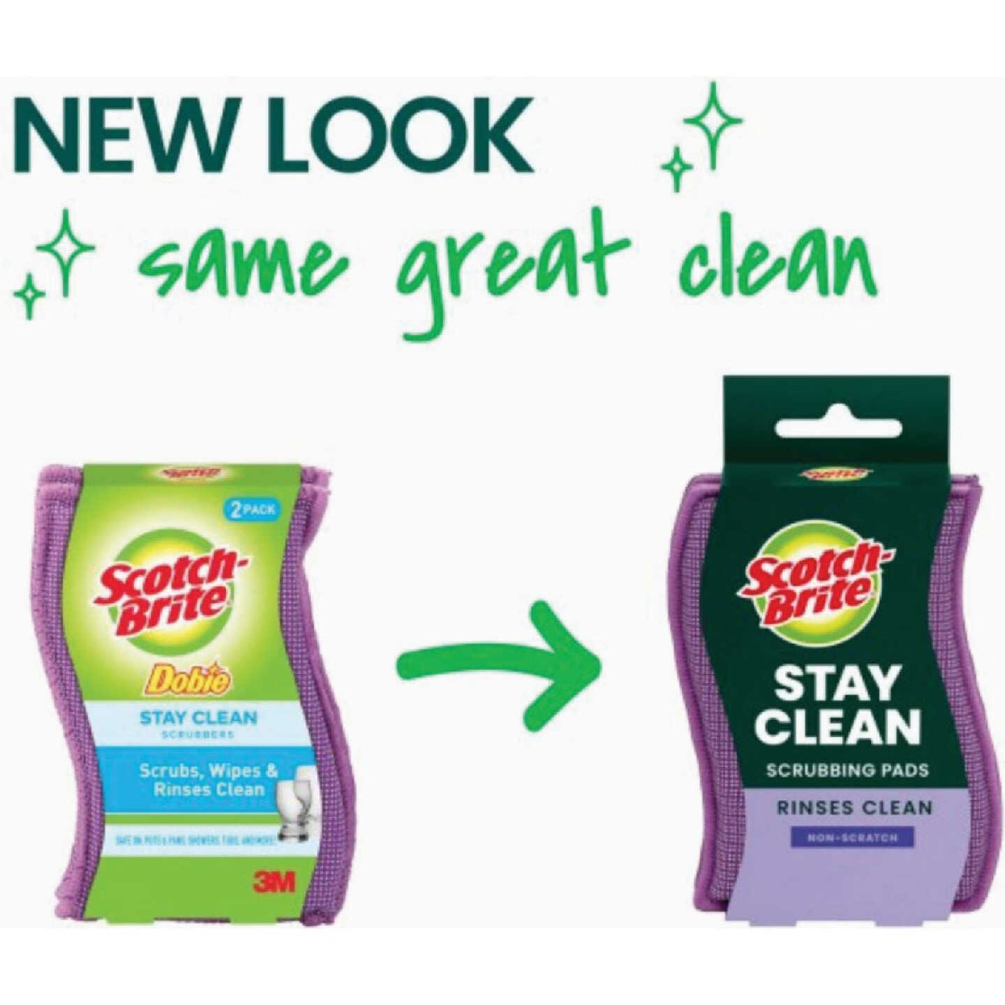Scotch-Brite Dobie Clean Rinse Scrubber (2-Pack) Image 4