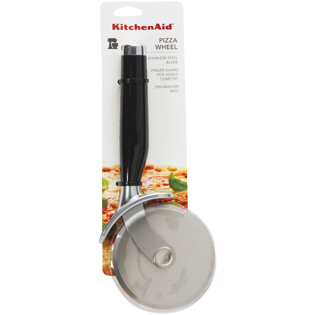 KitchenAid Black Pizza Roller Cutter Image 2