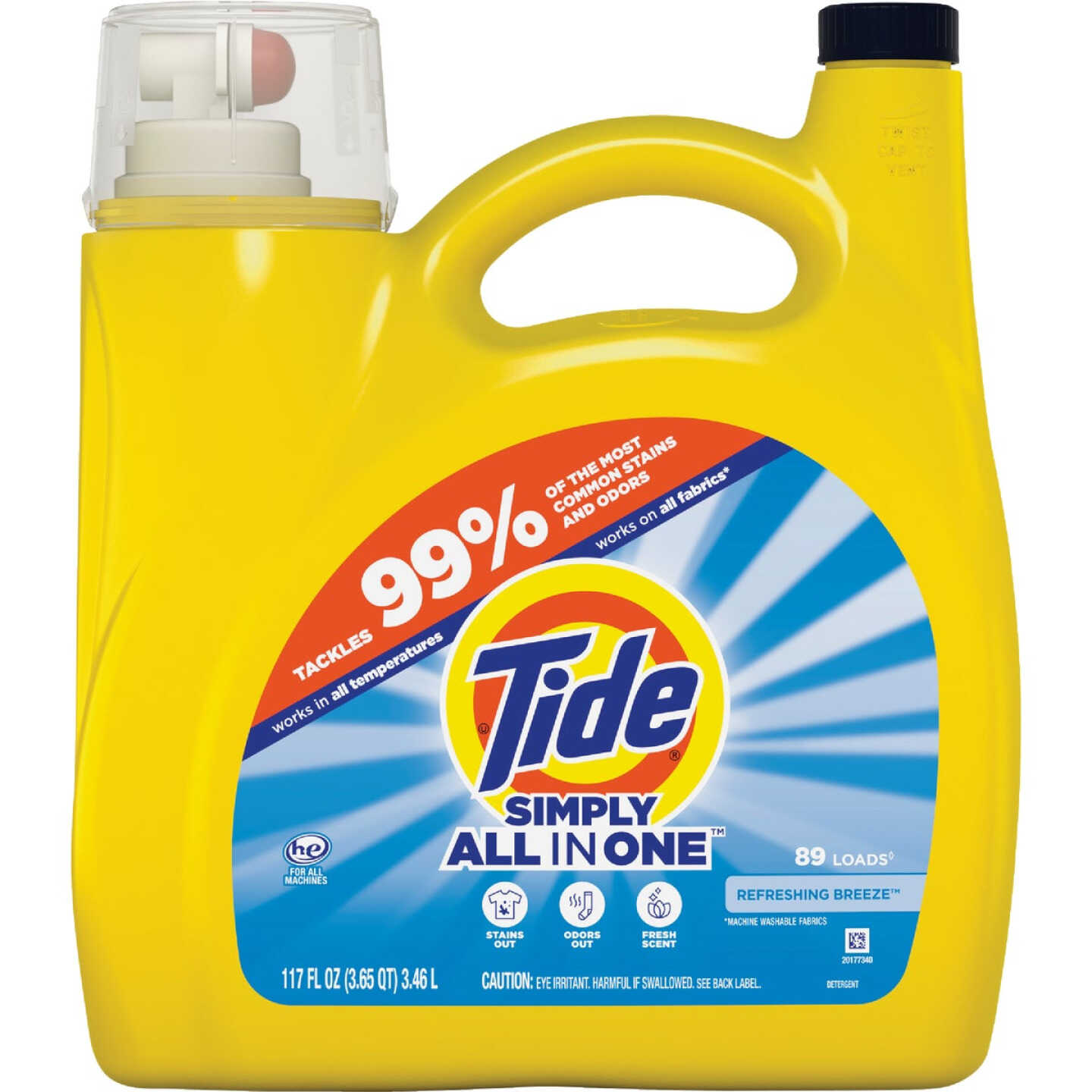 Tide Simply Clean & Fresh 117 Oz. 89 Load High Efficiency Liquid Laundry Detergent Image 1
