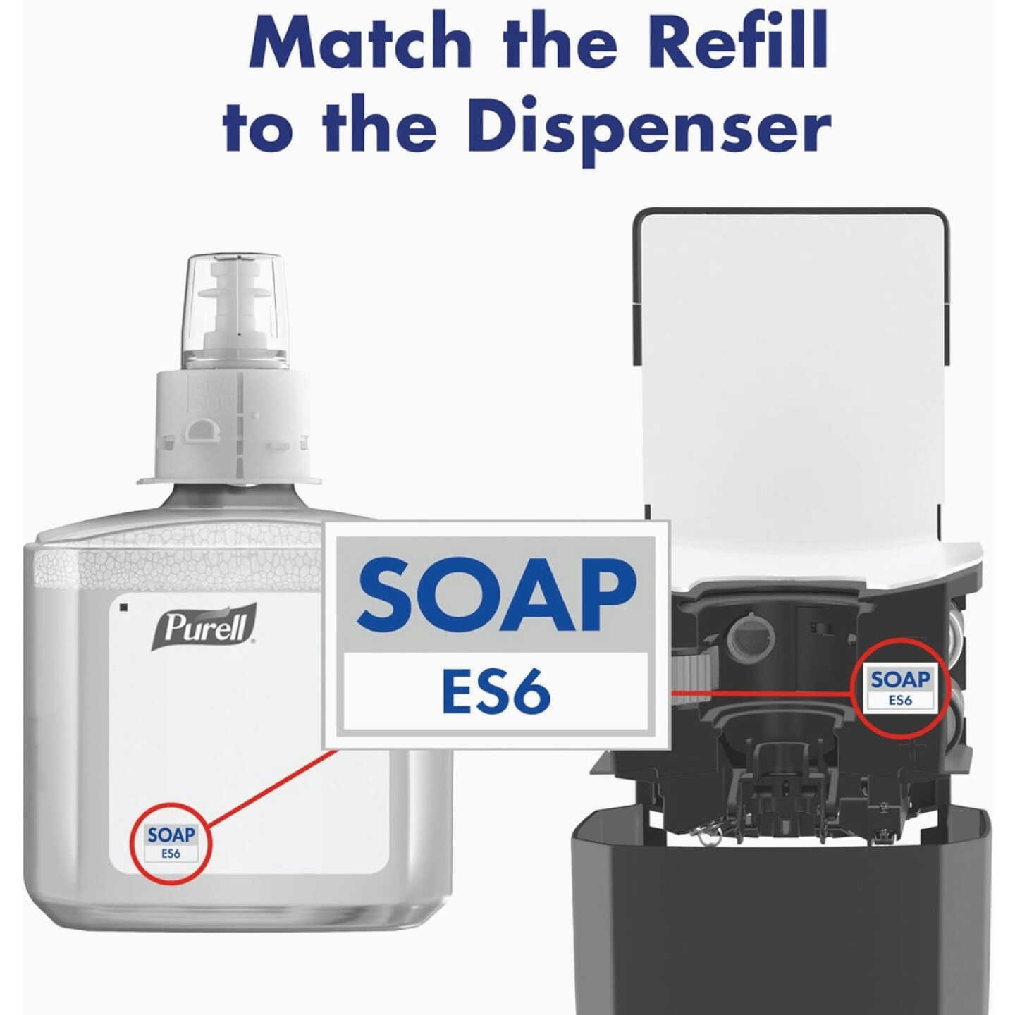 PURELL ES6 1200mL Automatic Hand Soap Dispenser, Graphite Image 6