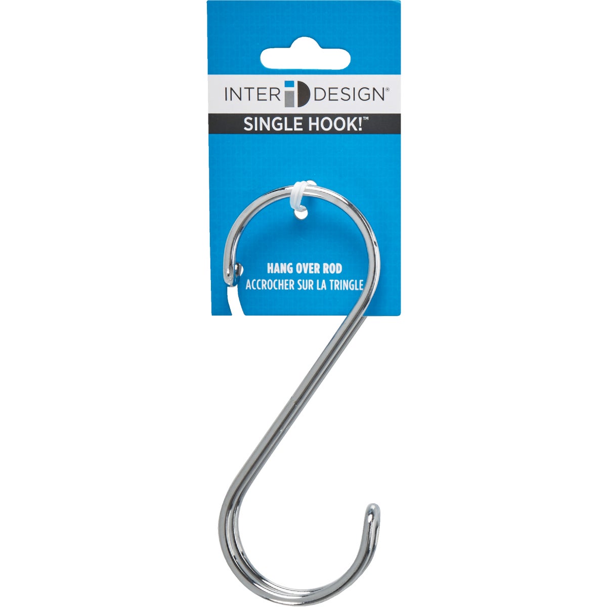 iDesign Classico Chrome Closet Rod S-Hook Image 3
