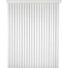 Home Impressions 104 In. x 84 In. x 3.5 In. White Vinyl Room Darkening Vertical Cordless Blind Image 1
