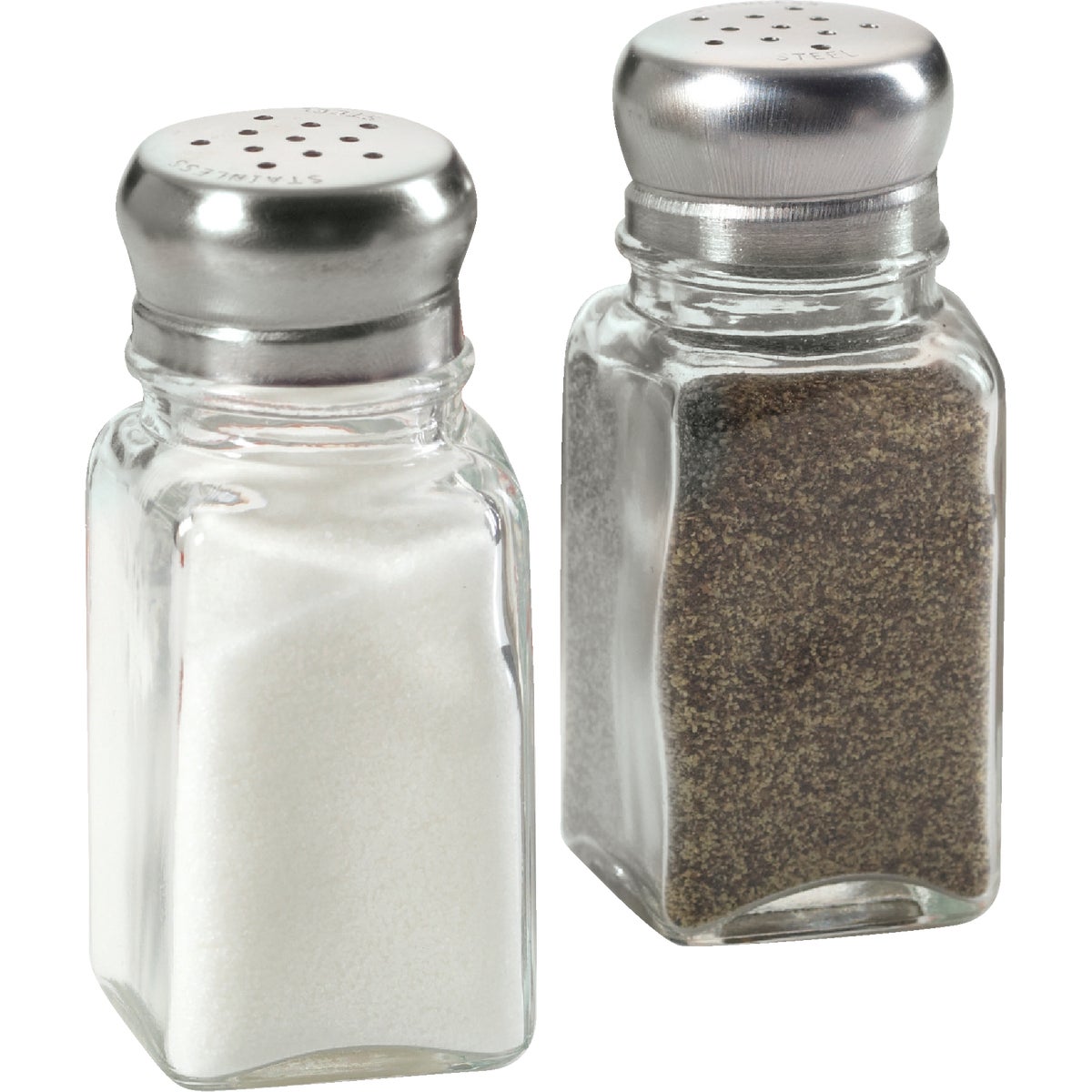 Gemco 2 Oz. Glass Square Salt or Pepper Shaker Image 4