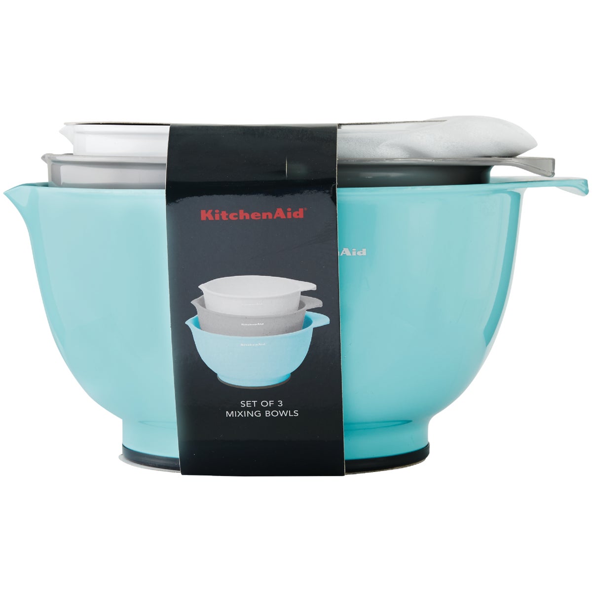 KitchenAid Plastic Mixing Bowls (3 Piece) Image 3