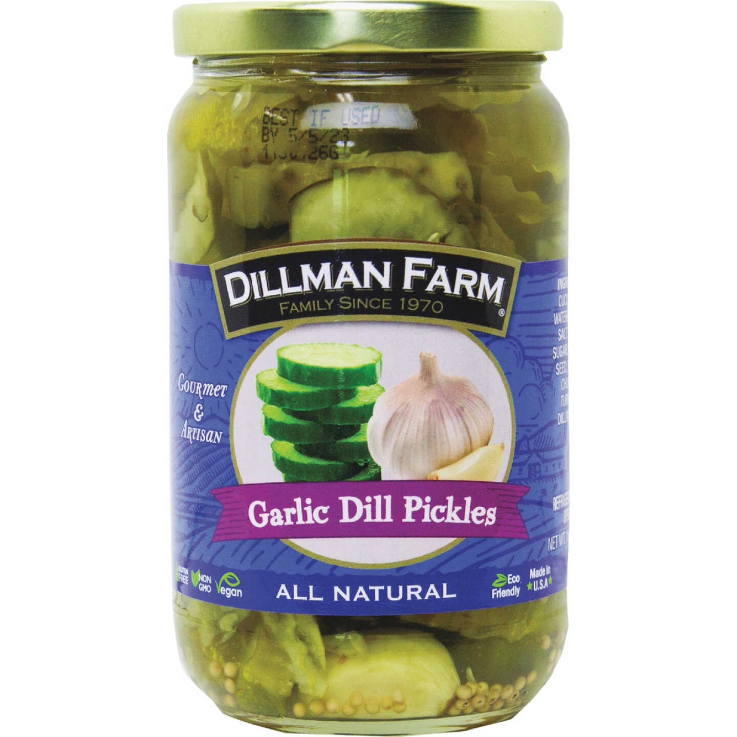 Dillman Farm Garlic Dill Pickles Image 1