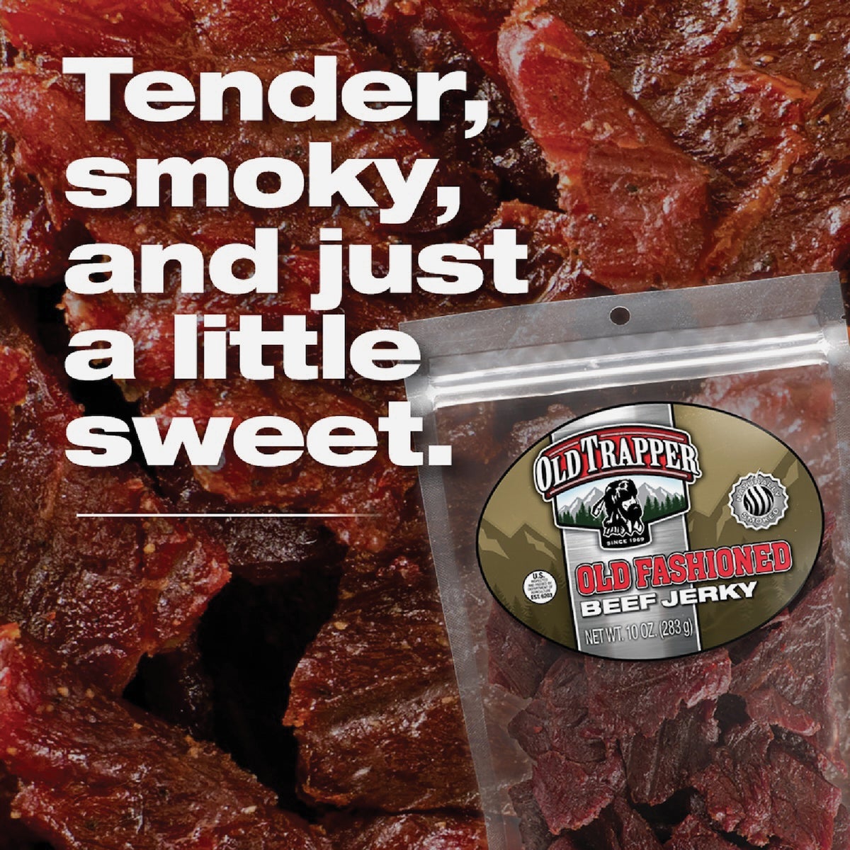 Old Trapper Old Fashioned Kippered Steak Jerky Image 4