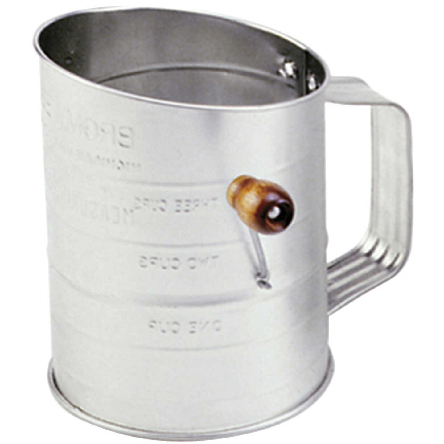 Norpro 3-Cup Tin Flour Sifter Image 1